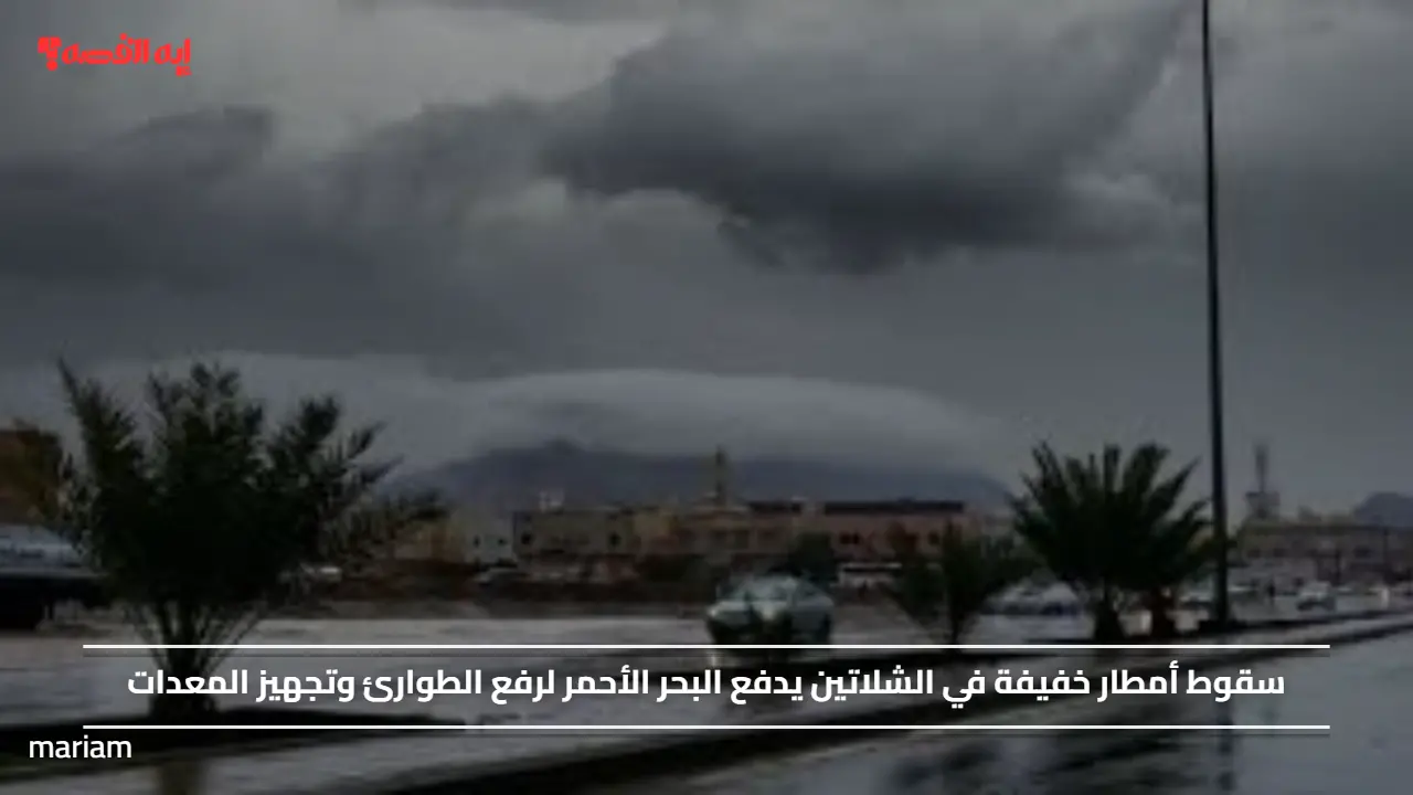 سقوط أمطار خفيفة في الشلاتين يدفع البحر الأحمر لرفع الطوارئ وتجهيز المعدات